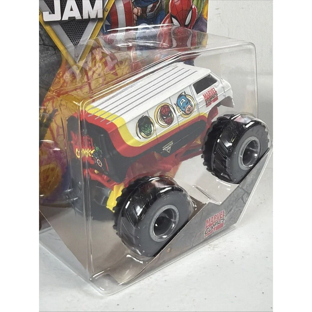 2025 Spin Master Monster Jam Series 5 Set Marvel Comics Thanos War Machine & Cap